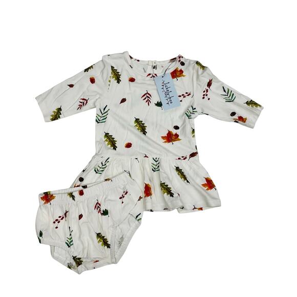 NWT Tickety-boo 6-9M Autumn Leaves Tunic Dress - Picture 1 of 6